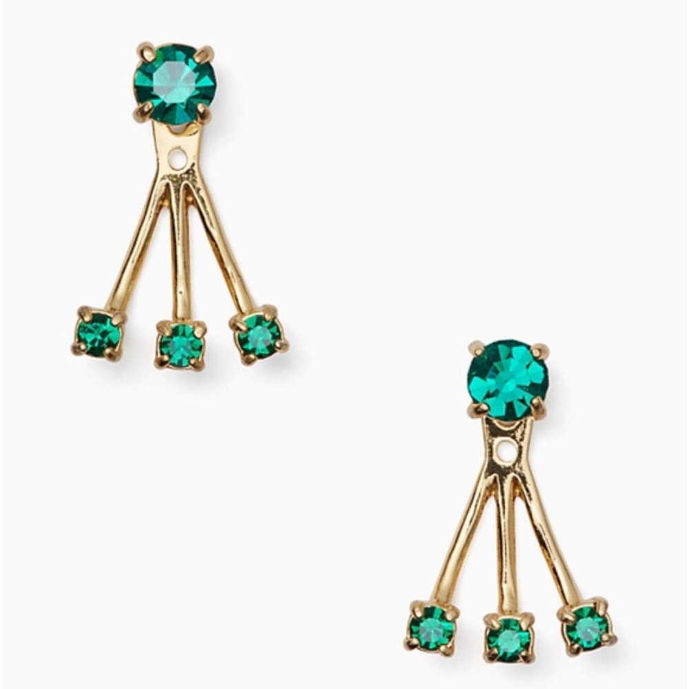 Kate Spade Emerald Ear Jackets